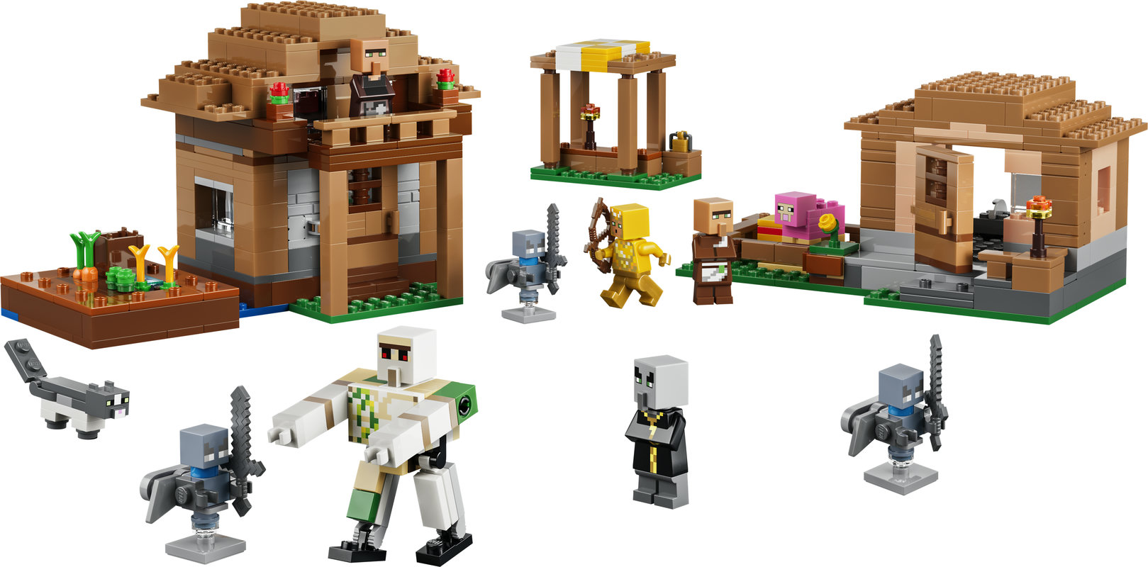 LEGO Minecraft Byattack med uppv&auml;ckare 21596
